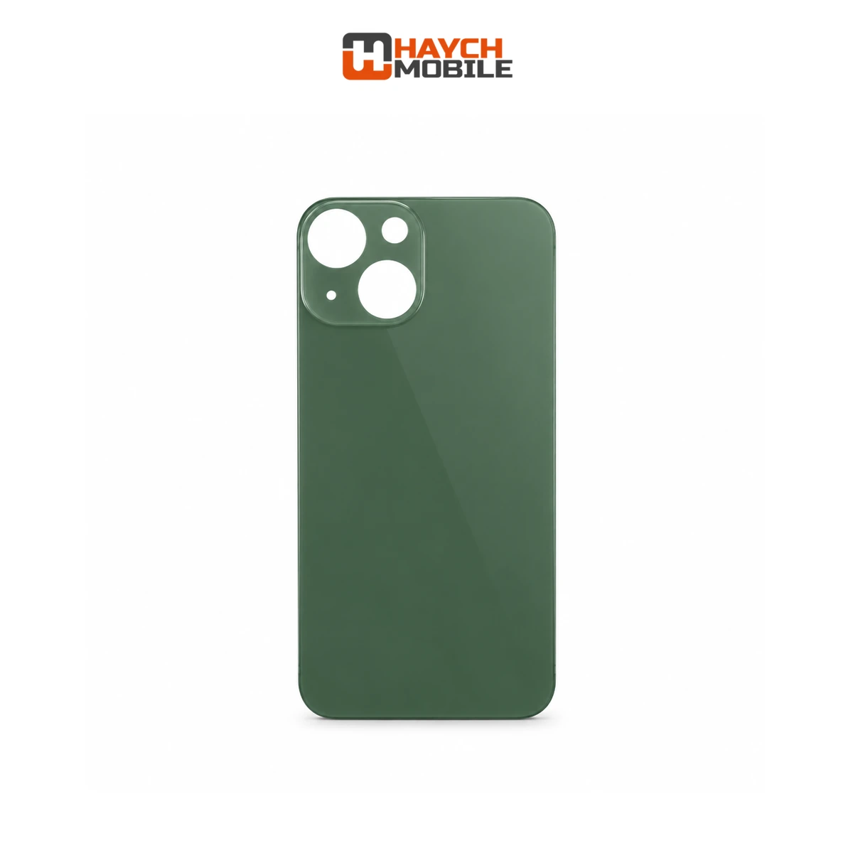 iPhone 13 Mini Compatible Back Cover Glass with Big Camera Hole [Green]