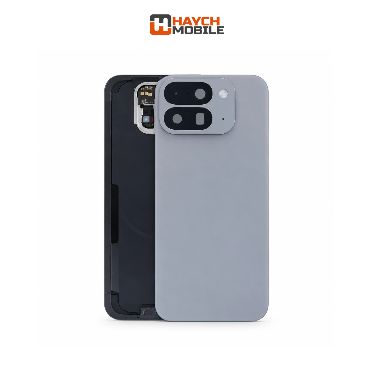 Google Pixel 10 Pro Fold Back Cover with Lens [Service Pack] [Moonstone / Grey] G949-01525-00 Rear Housing