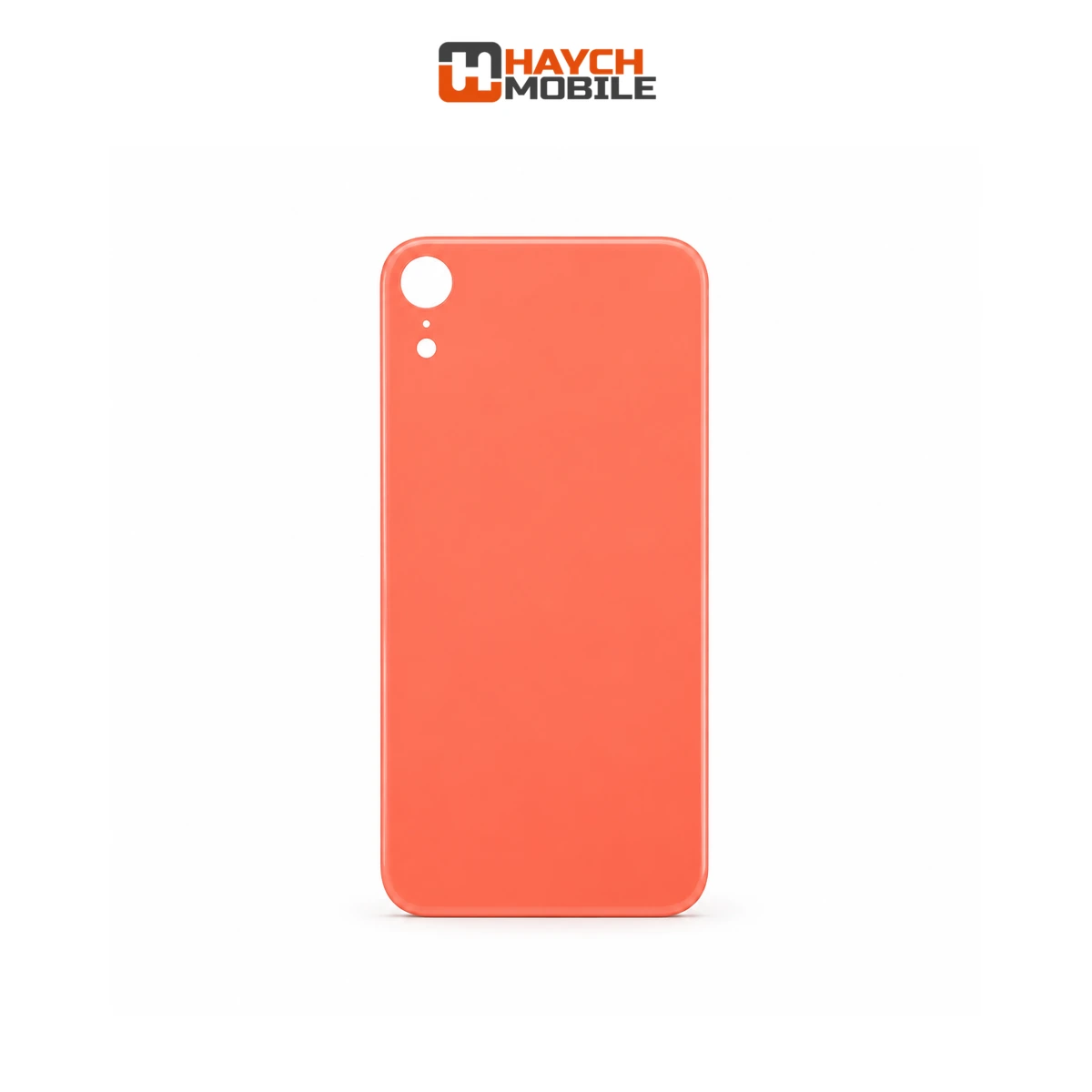 iPhone XR Compatible Back Glass with Big Camera Hole [Coral]