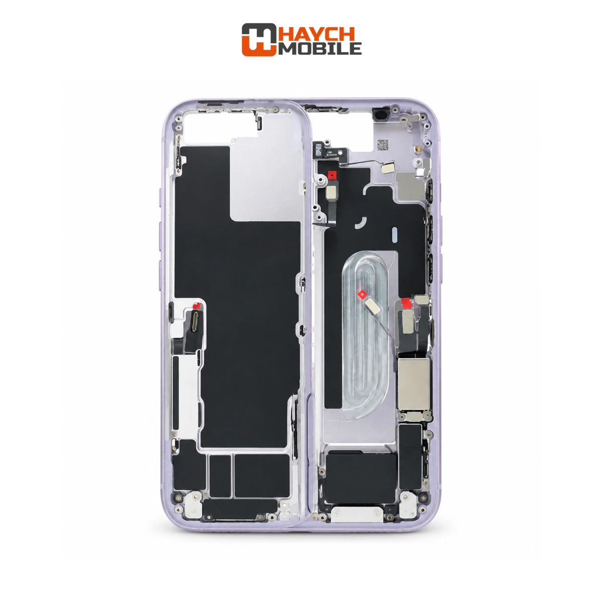 iPhone 17 Compatible Back Housing With Small Parts [Service Pack] [Lavender] ZP923-13774 Rear Housing