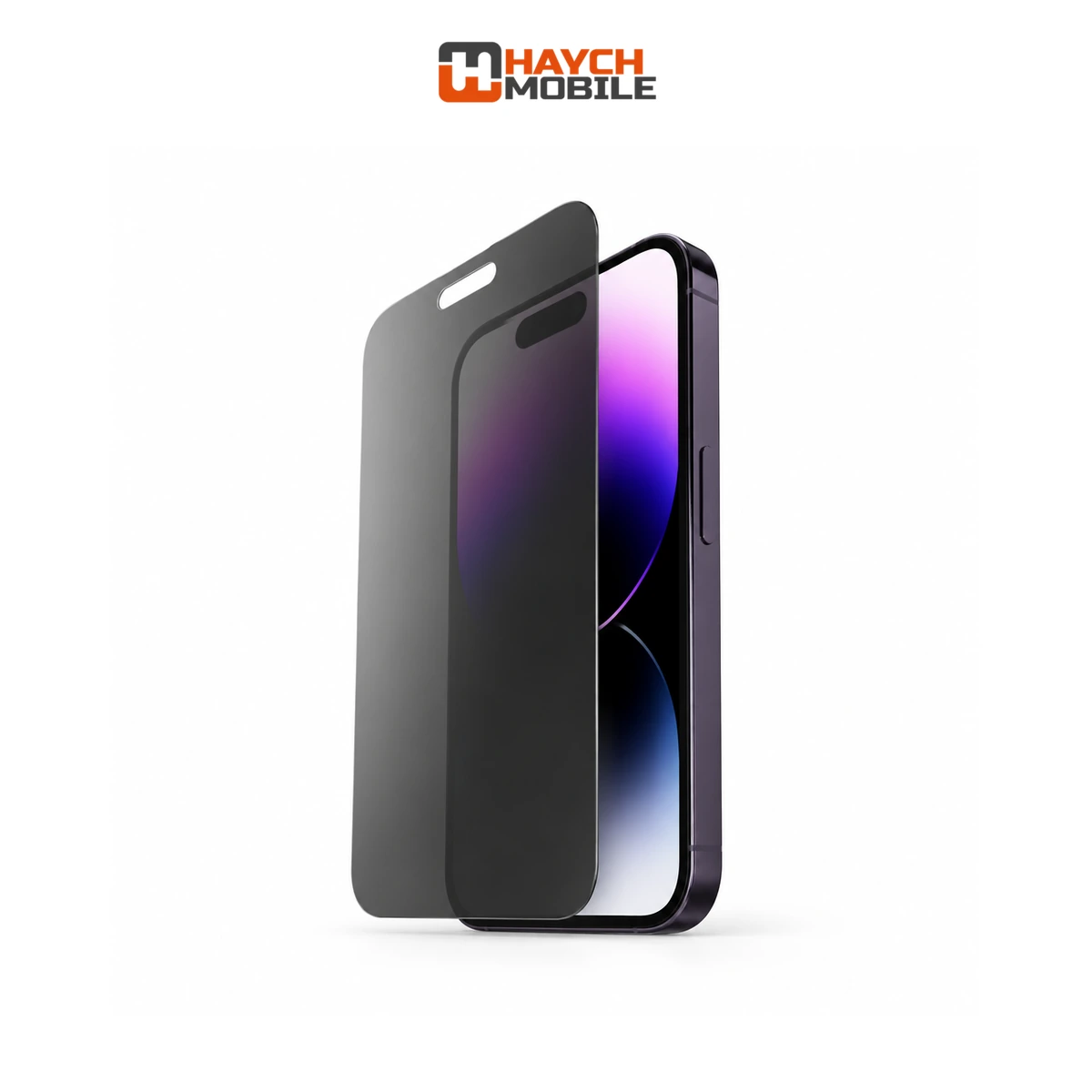 iShield Shatterproof Hybrid Glass Screen Protector, iPhone 14 Pro [Privacy]
