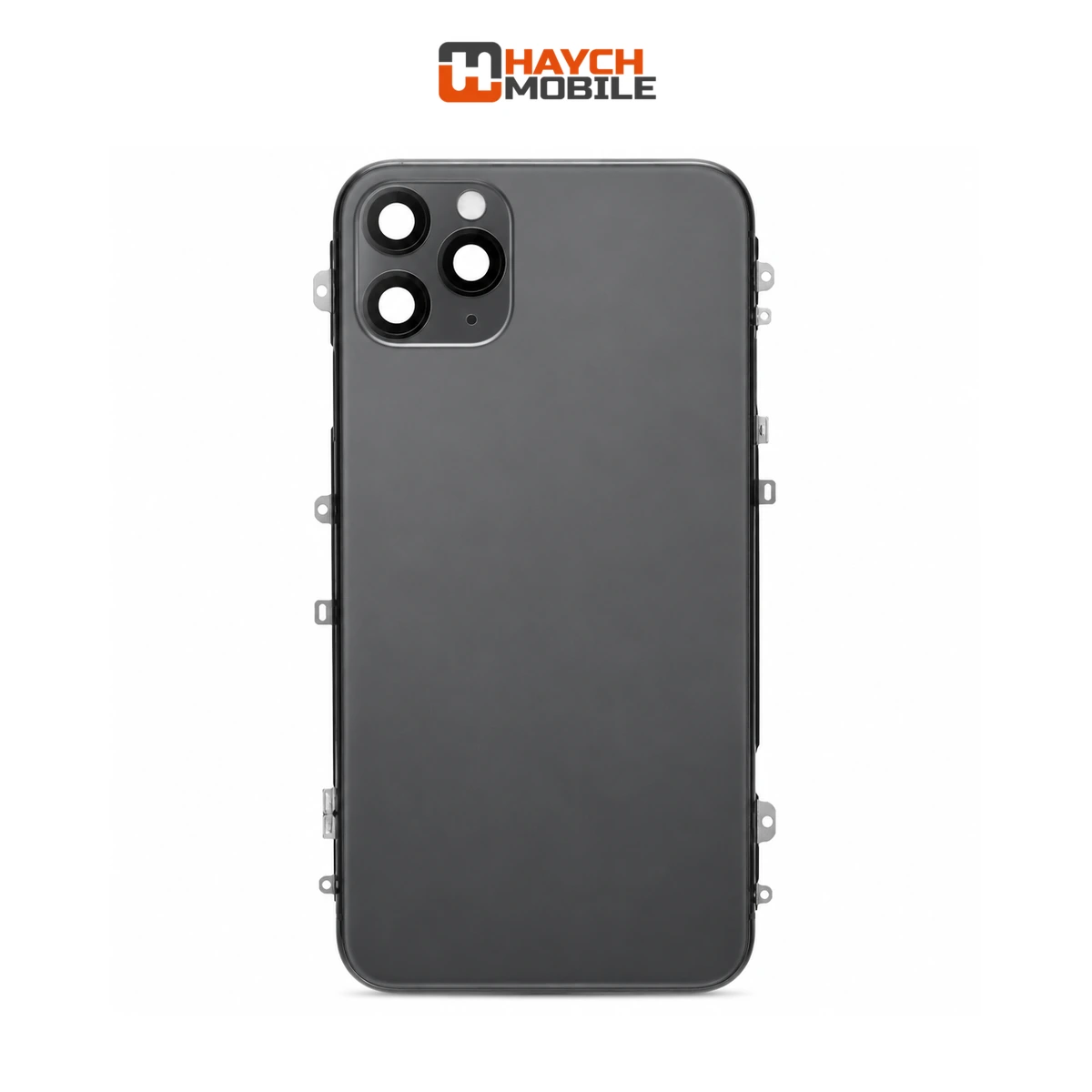iPhone 11 Pro Max Compatible Back Housing with Small Parts [Space Grey] Rear Housing
