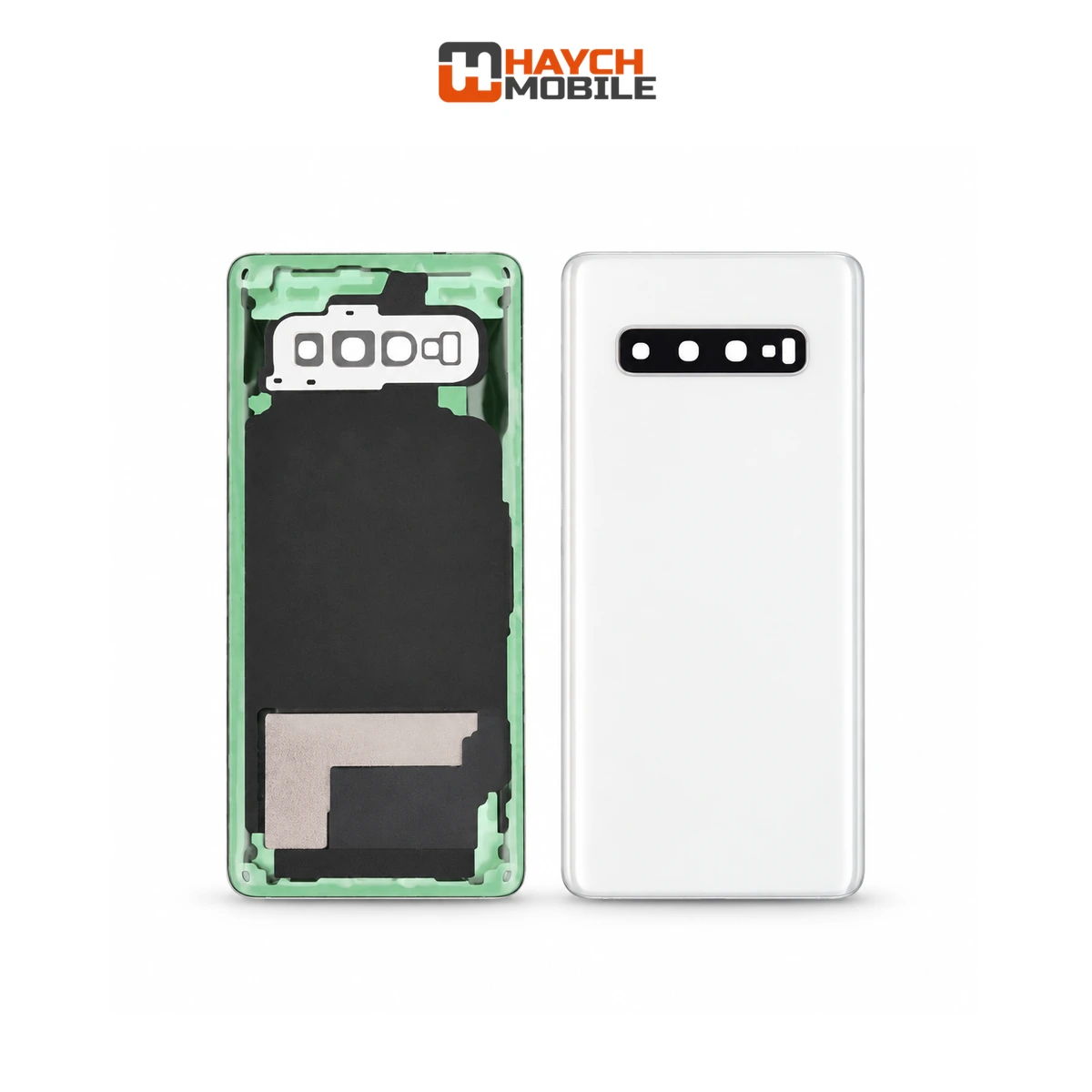 Samsung Galaxy S10 (G973) Back Cover with Camera Lens [Aftermarket] [Prism White]