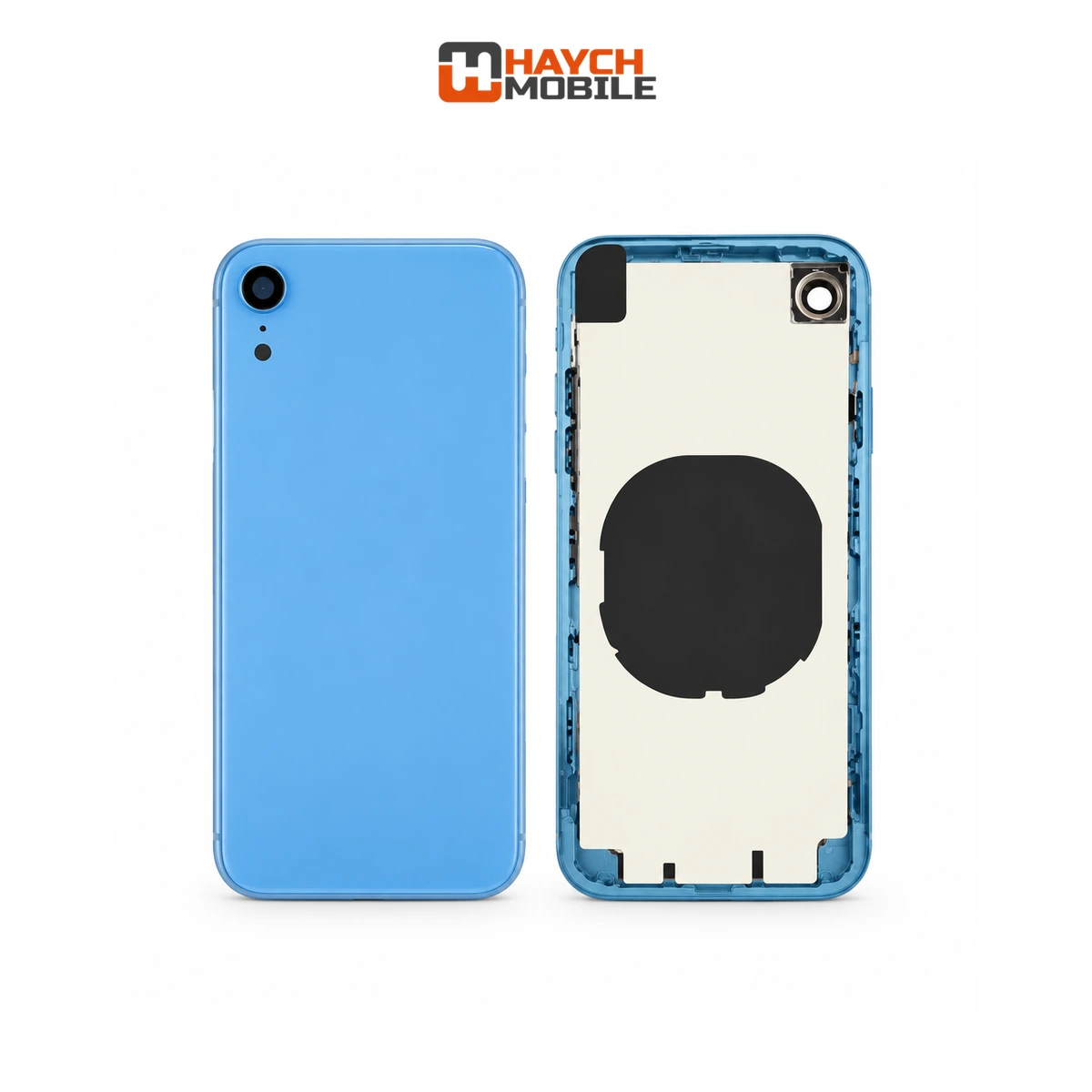 iPhone XR Compatible Back Housing [No Small Parts] [Blue] Rear Housing