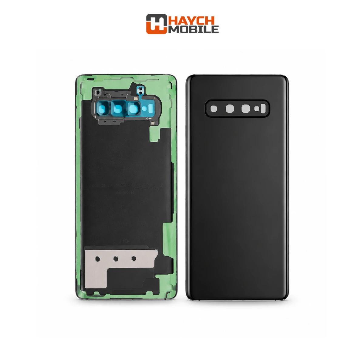 Samsung Galaxy S10 Plus (G975) Back Cover with Camera Lens [Aftermarket] [Prism Black]