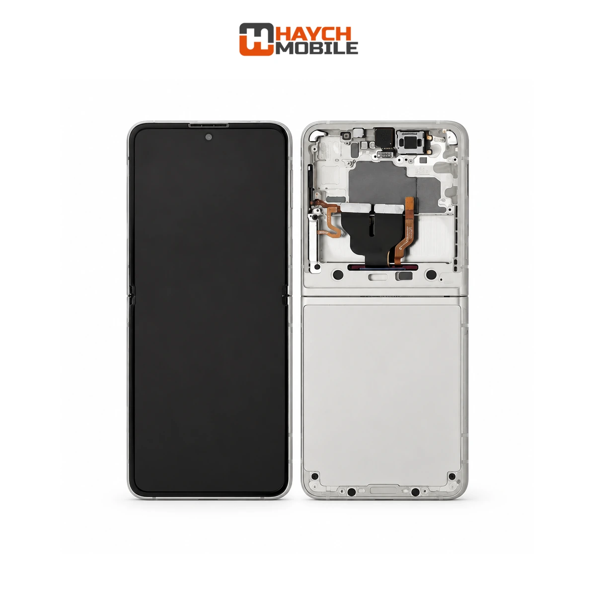 Samsung Galaxy Z Flip 3 5G (F711) Main LCD Digitizer Screen [Secondhand Original] [Silver]