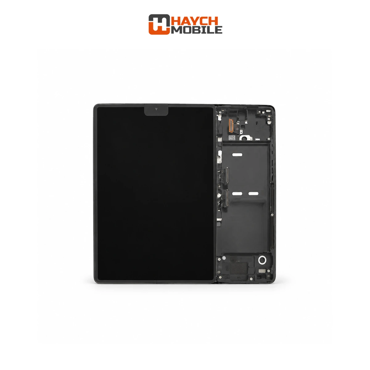 Samsung Galaxy Z Fold 2 (F916) LCD Display / Screen + Touch [Mystic Black] (Red Hinge) GH82-24296C