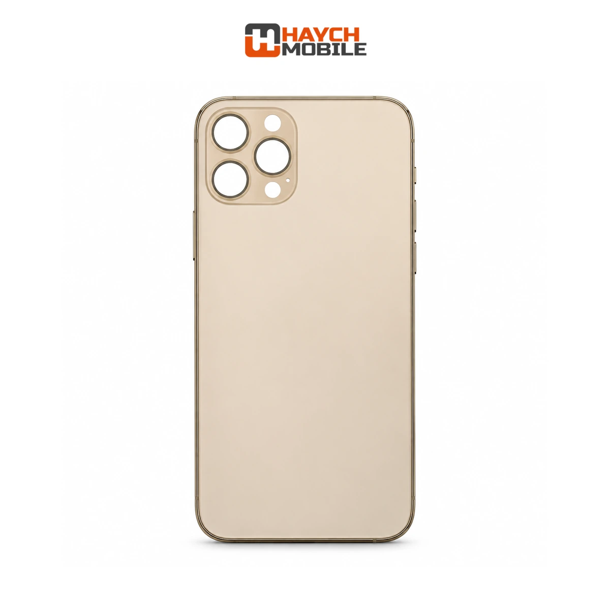 iPhone 12 Pro Compatible Back Housing with Small Parts [Gold] Rear Housing