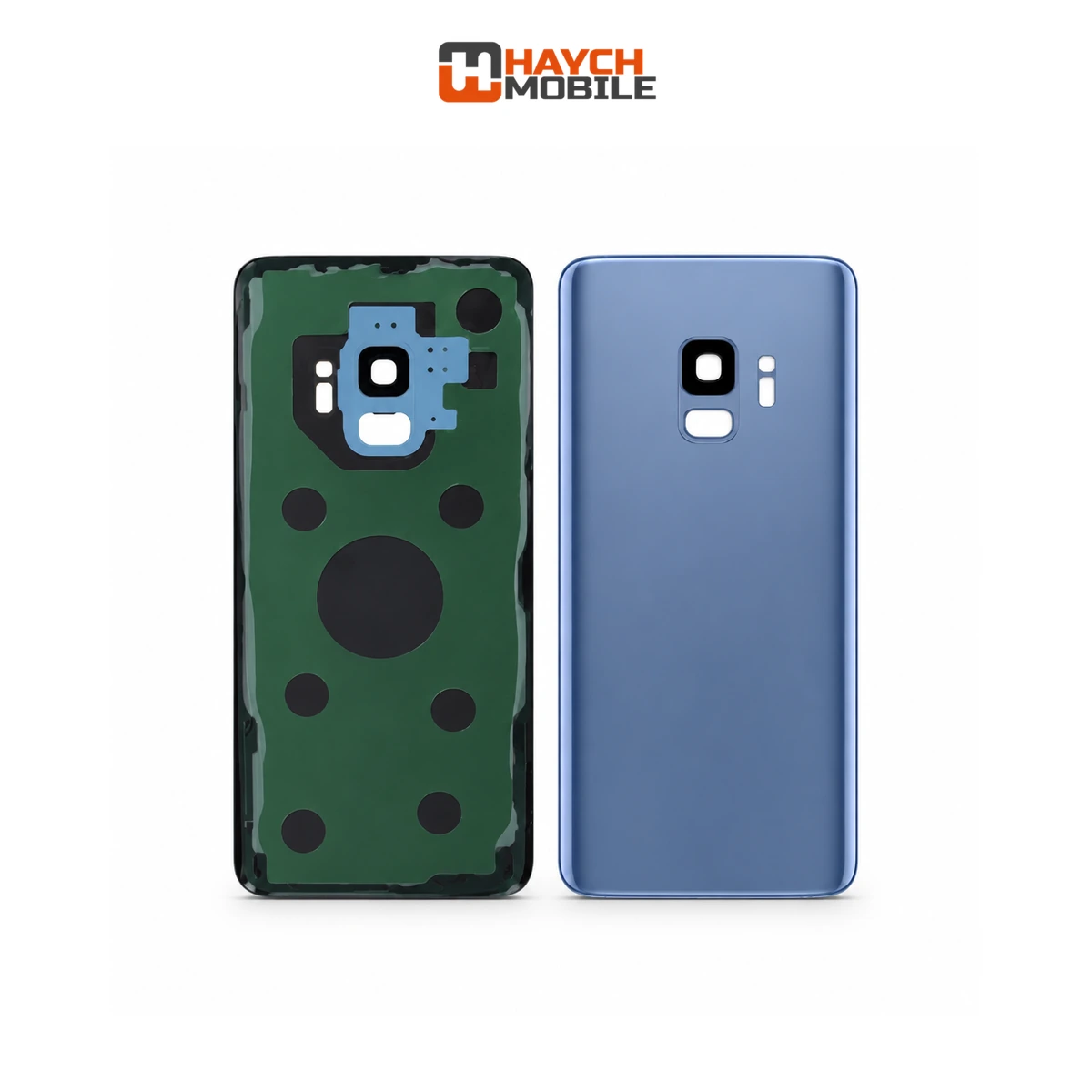 Samsung Galaxy S9 (G960) Back Cover Glass with Lens [Secondhand] [Blue] Rear Housing