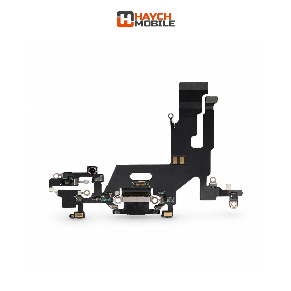 iPhone 11 Compatible Charging Port Flex Cable [Black]