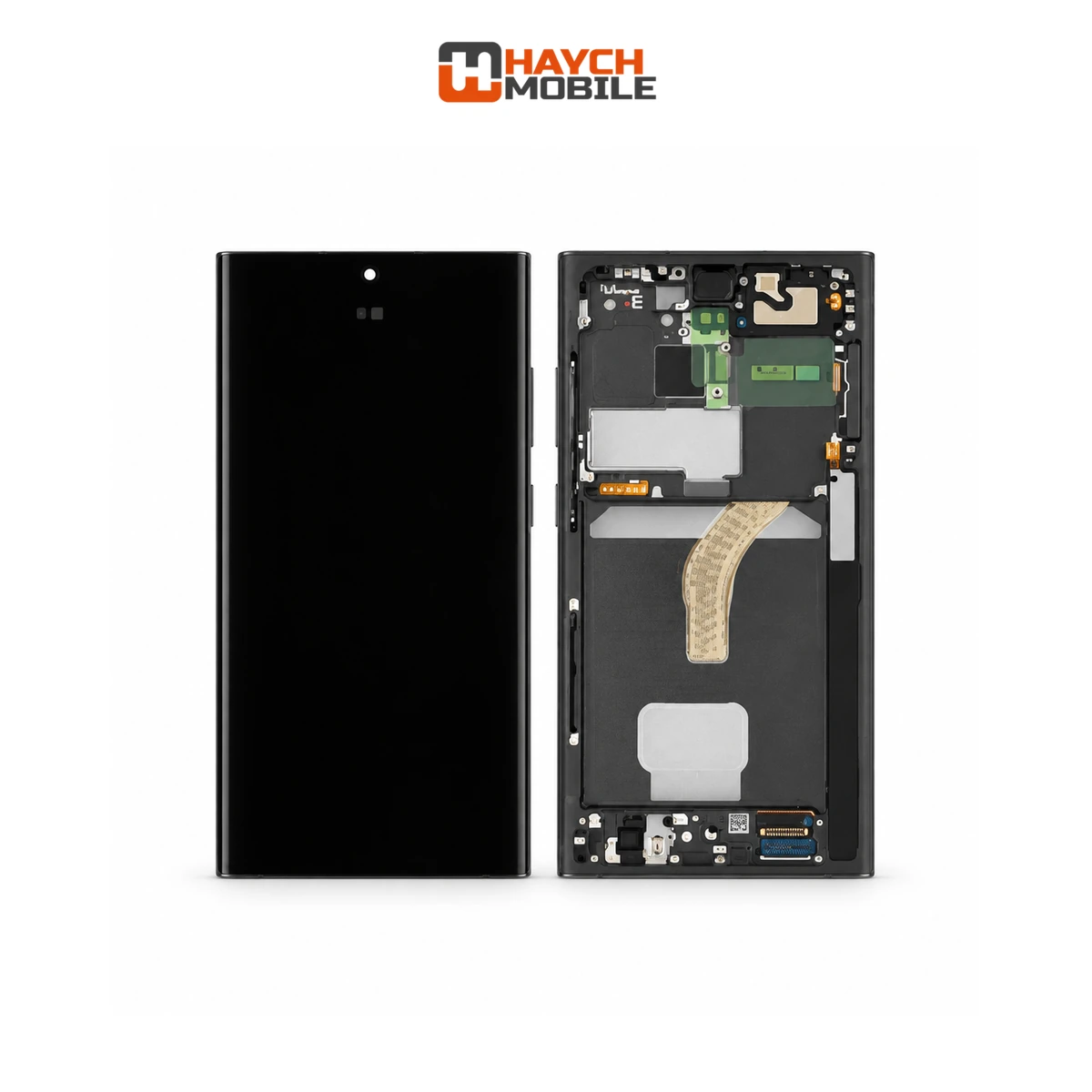 Samsung Galaxy S22 Ultra (S908) LCD Touch Digitizer Screen [Service Pack] [Graphite Black - For All Online Version]