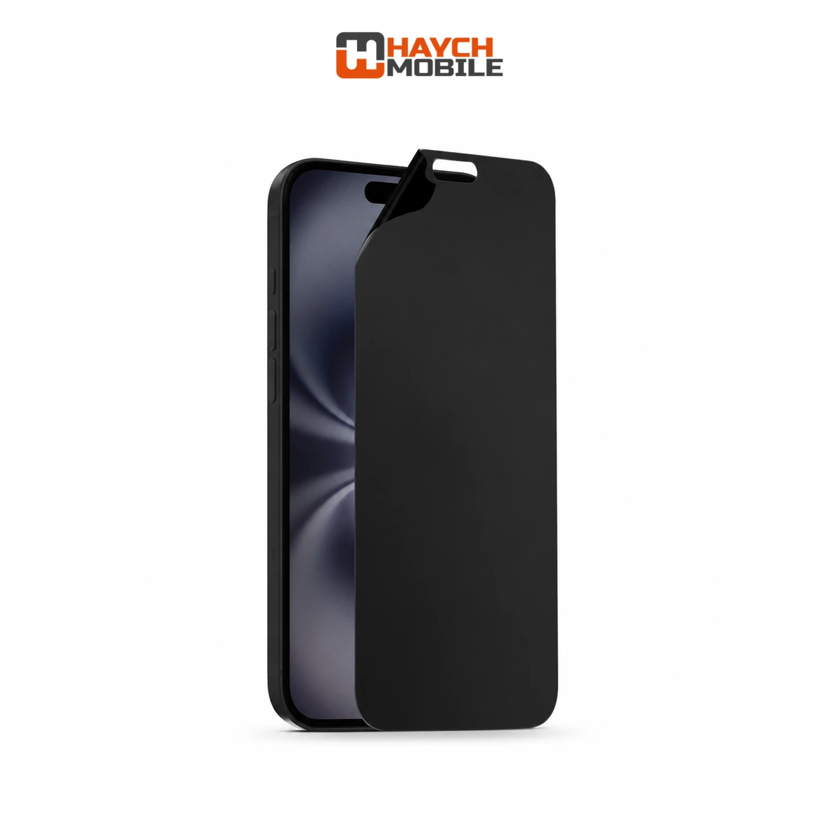 X.One [360 Privacy] Hybrid Polymer Borderless Impact Screen Protector, iPhone 15 Plus / 16 Plus [Matte Privacy]