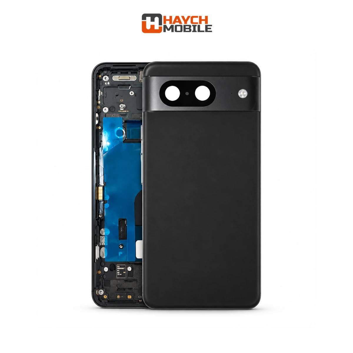 Google Pixel 8 Compatible Back Housing [Service Pack] [Obisdian] G949-00563-01 Rear Housing