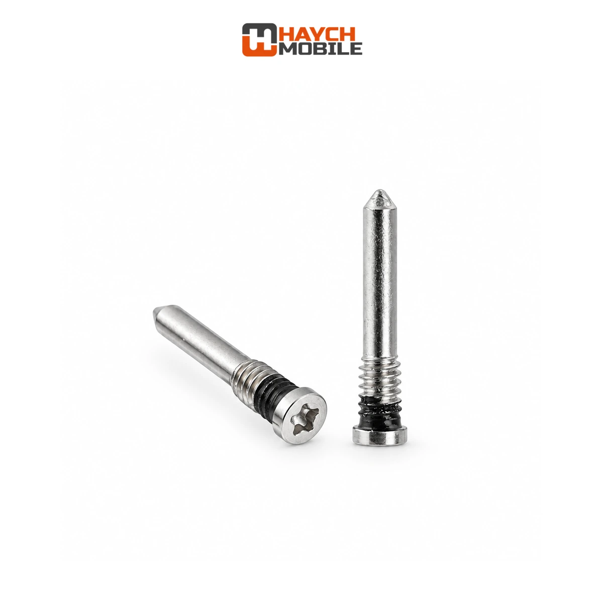 Bottom Screws Compatible for iPhone X To iPhone 14 Series (2 Pcs/Set) [Silver]