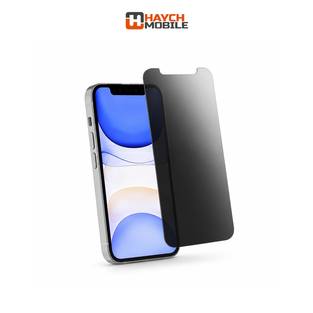 iShield Shatterproof Hybrid Glass Screen Protector, iPhone 12 Mini [Privacy]