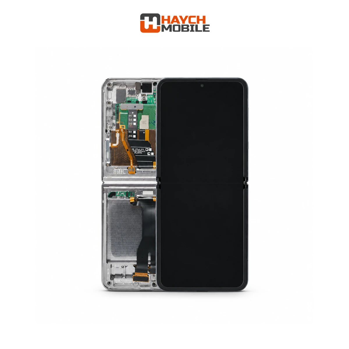 Samsung Galaxy Z Flip 6 5G (F741) Main LCD Digitizer Screen [Service Pack] [Silver Shadow] GH82-35014A