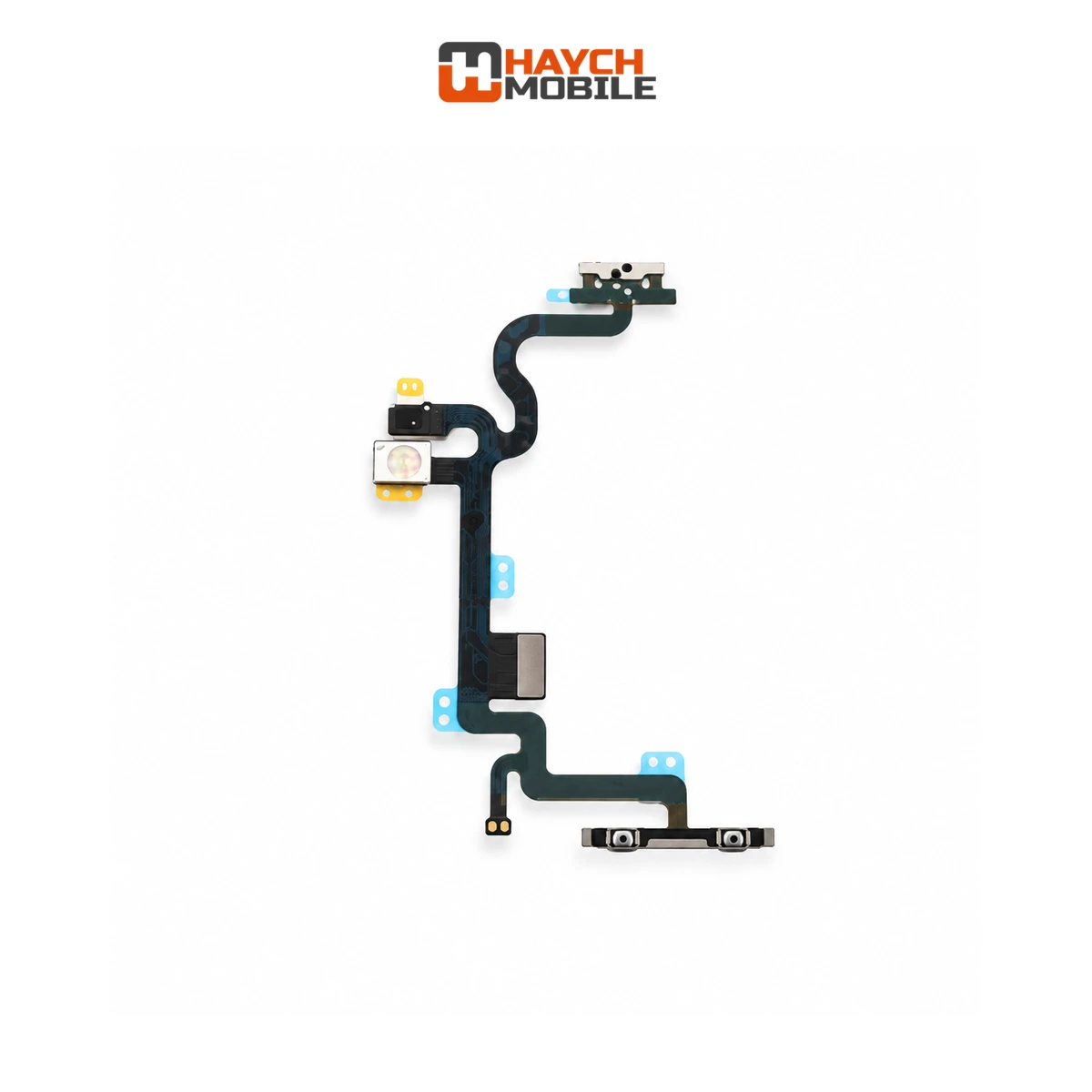 iPhone 7 Compatible Power and Volume Button Connectors and Mic with Flex Cable Ribbon