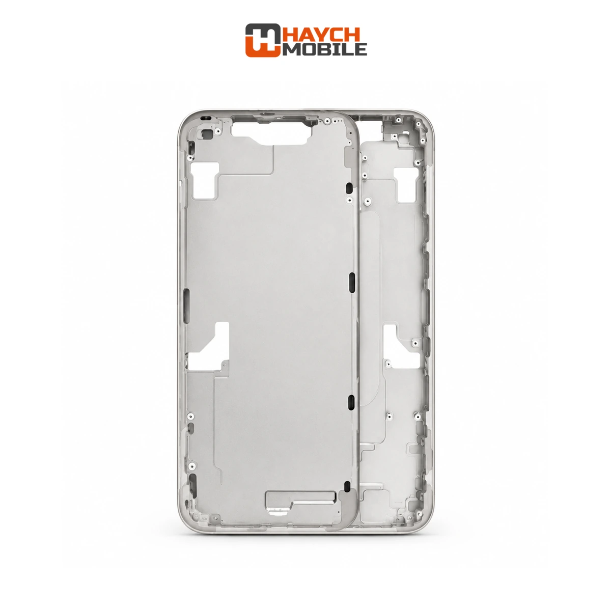 iPhone 14 Compatible Back Housing [No Small Parts] [Starlight] Rear Housing
