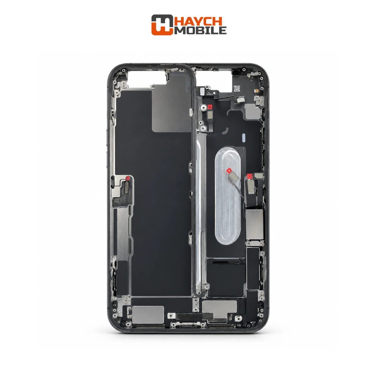 iPhone 17 Compatible Back Housing With Small Parts [Service Pack] [Black] ZP923-13771 Rear Housing