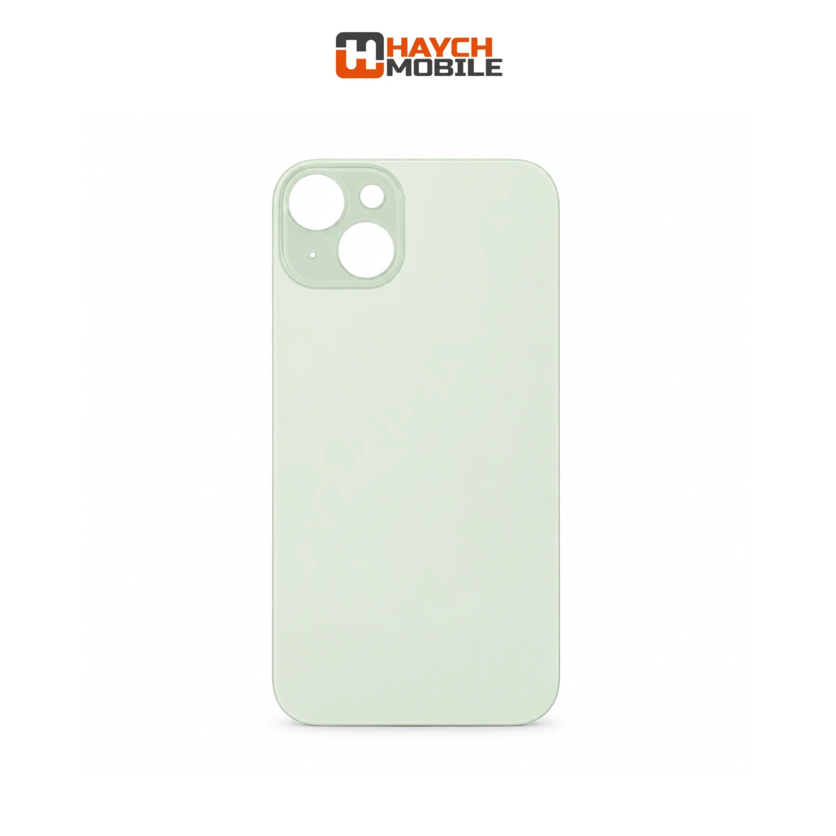 iPhone 15 Compatible Back Cover Glass with Big Camera Hole [Green]