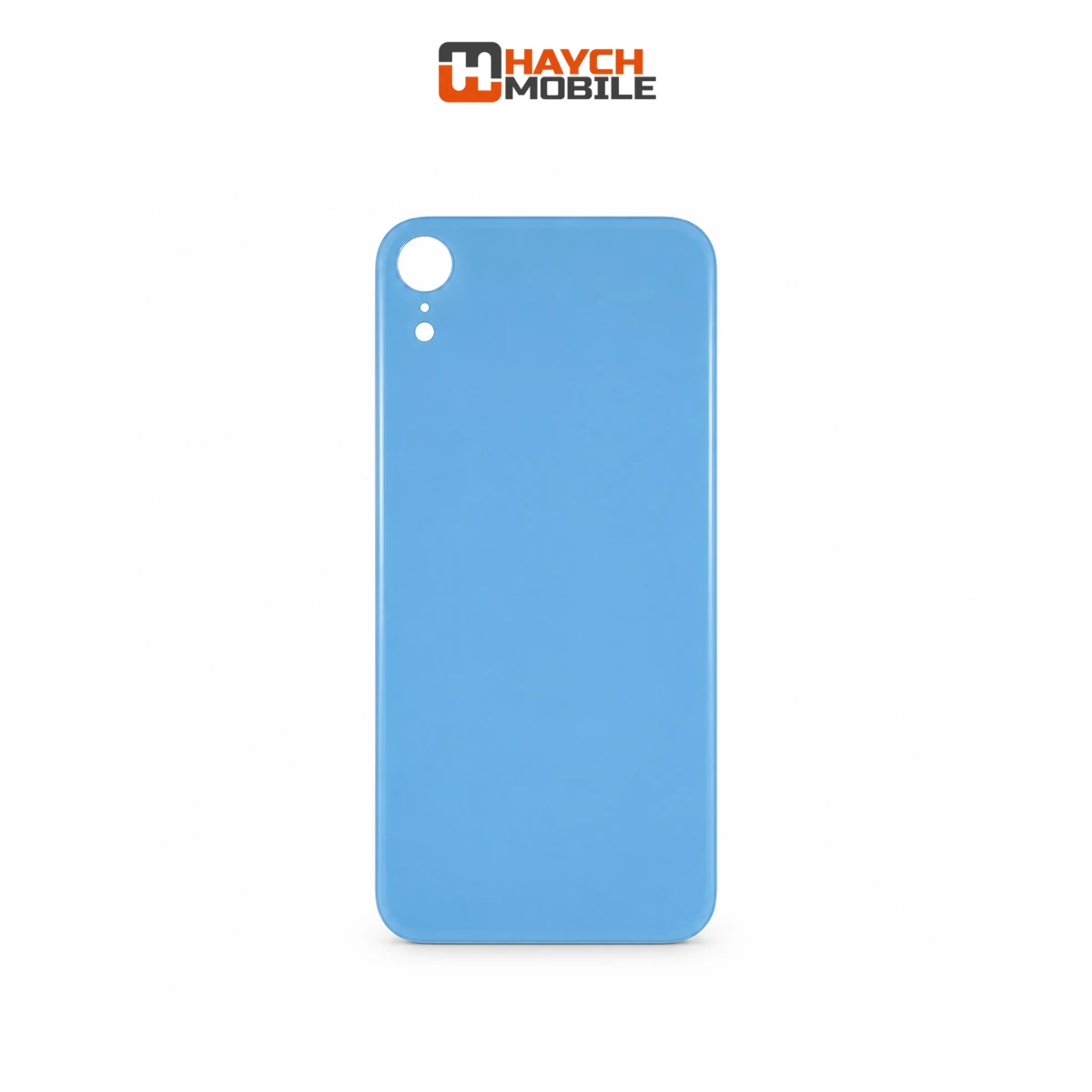iPhone XR Compatible Back Glass with Big Camera Hole [Blue]