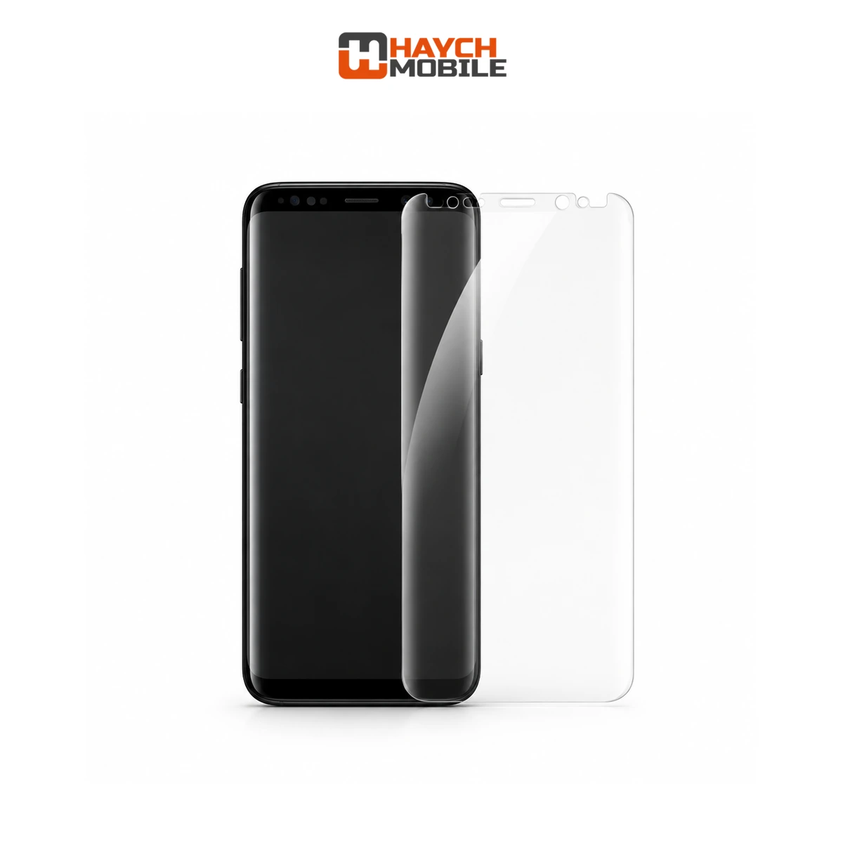 X.One [Clear] Hybrid Polymer Borderless Impact Screen Protector, Samsung s8