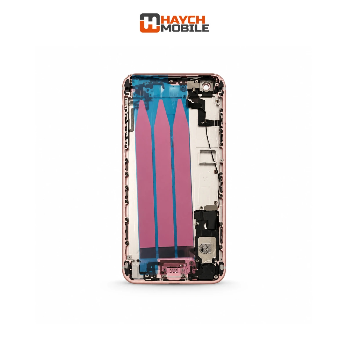 iPhone 6S Plus Compatible Back Housing with Accessories [Rose Gold] Rear Housing