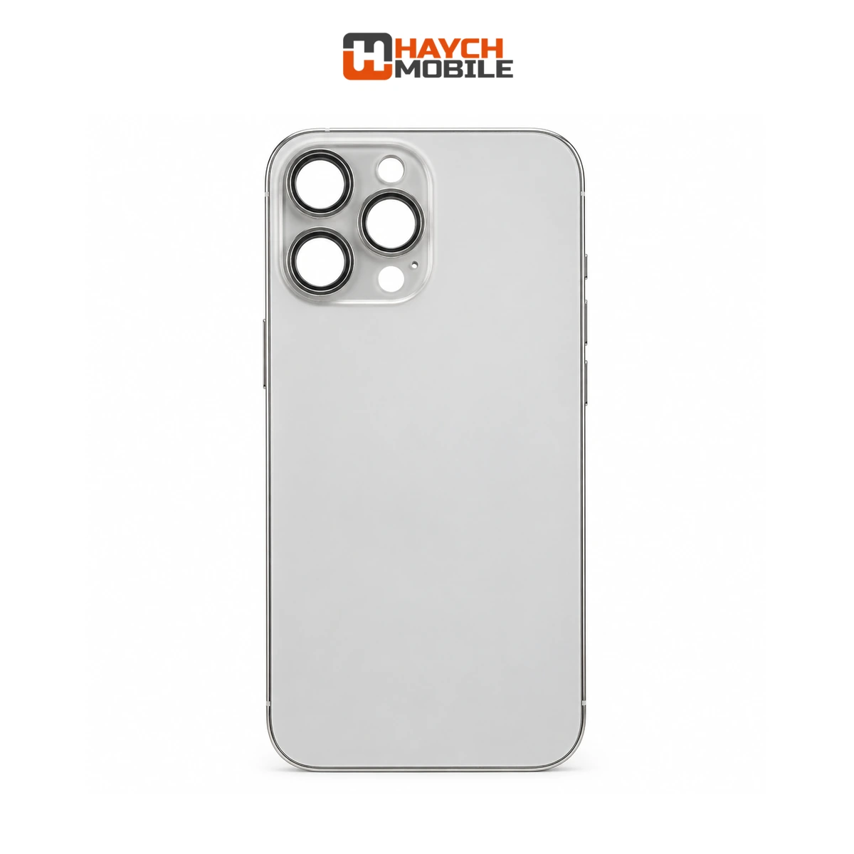 iPhone 13 Pro Compatible Back Housing with Small Parts [Silver] Rear Housing