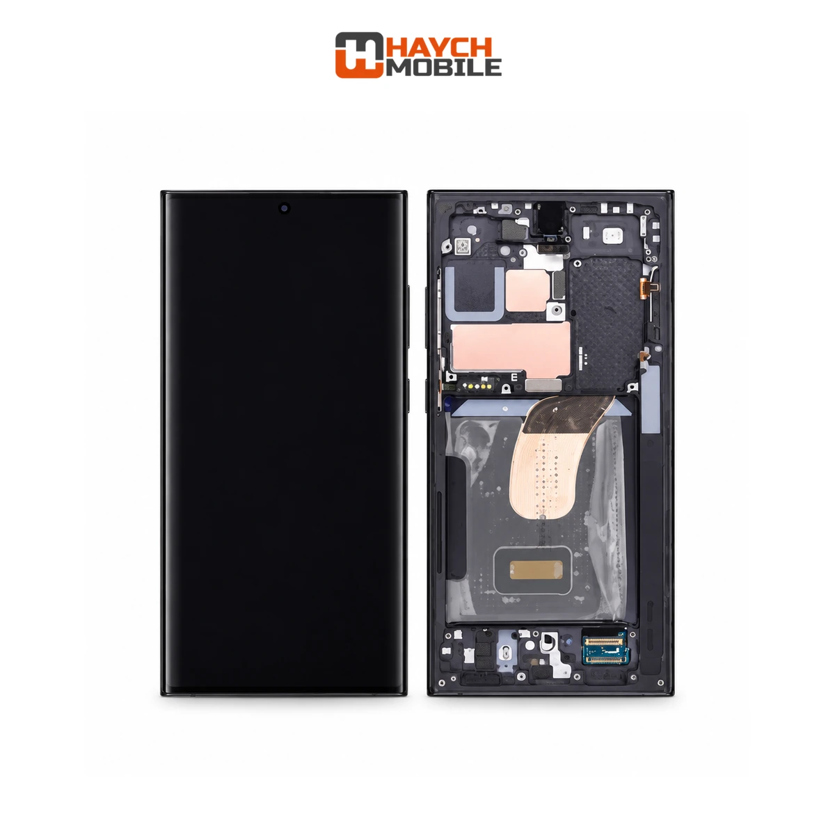 Samsung Galaxy S23 Ultra 5G (S918) LCD Touch Digitizer Screen [Service Pack] [Phantom Black] GH82-30465A