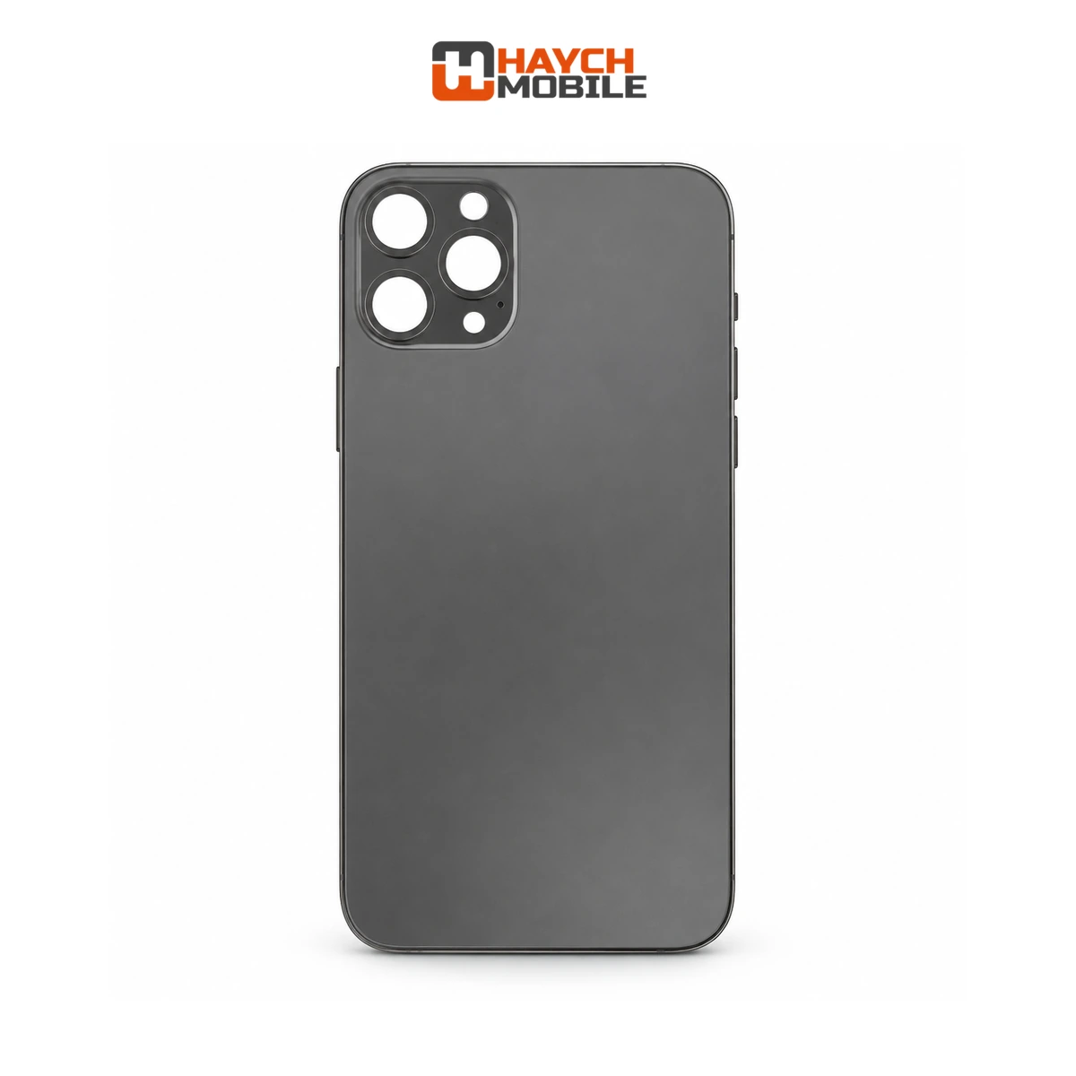iPhone 12 Pro Compatible Back Housing with Small Parts [Graphite] Rear Housing