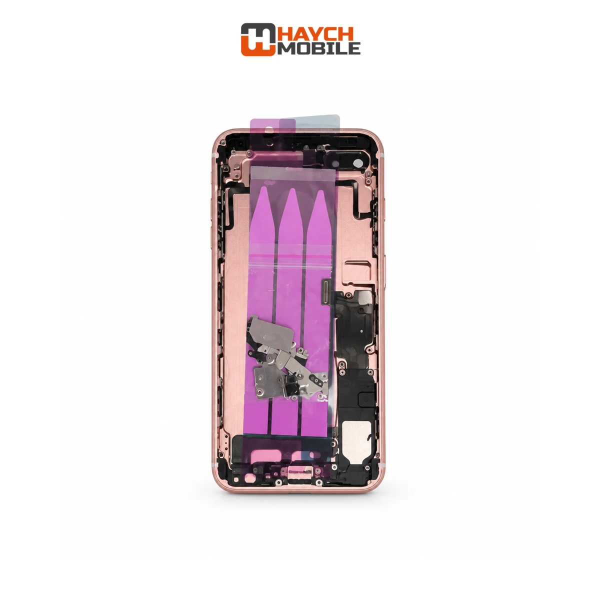 iPhone 7 Plus Compatible Back Housing Full Assembly with Accessories [Rosegold] Rear Housing
