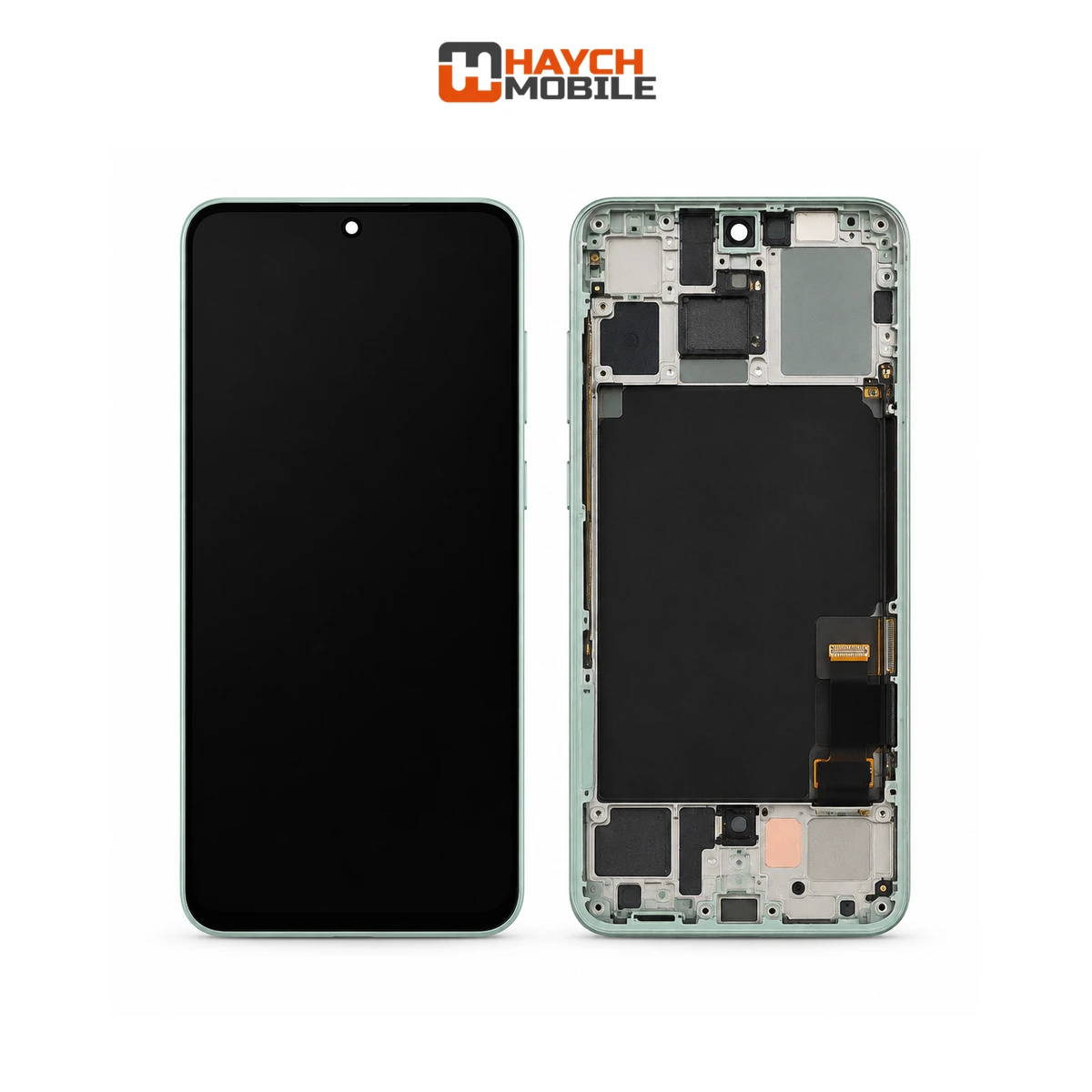 Samsung Galaxy S23 FE (Soft OLED) LCD and Toush Digitizer Screem with Frame [Mint] Screen