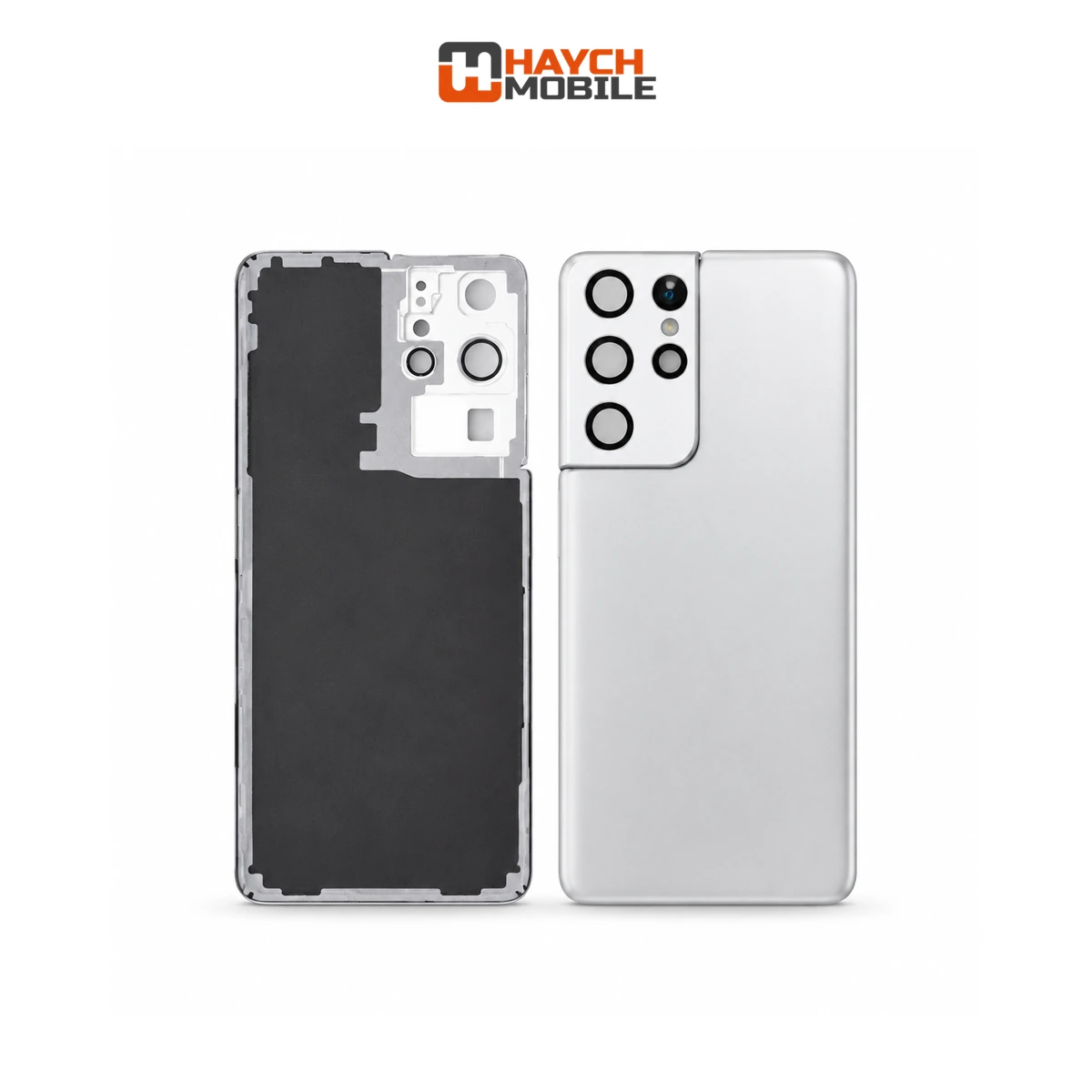 Samsung Galaxy S21 Ultra (G998) Back Cover [High Quality with Lens] [Silver] Rear Housing