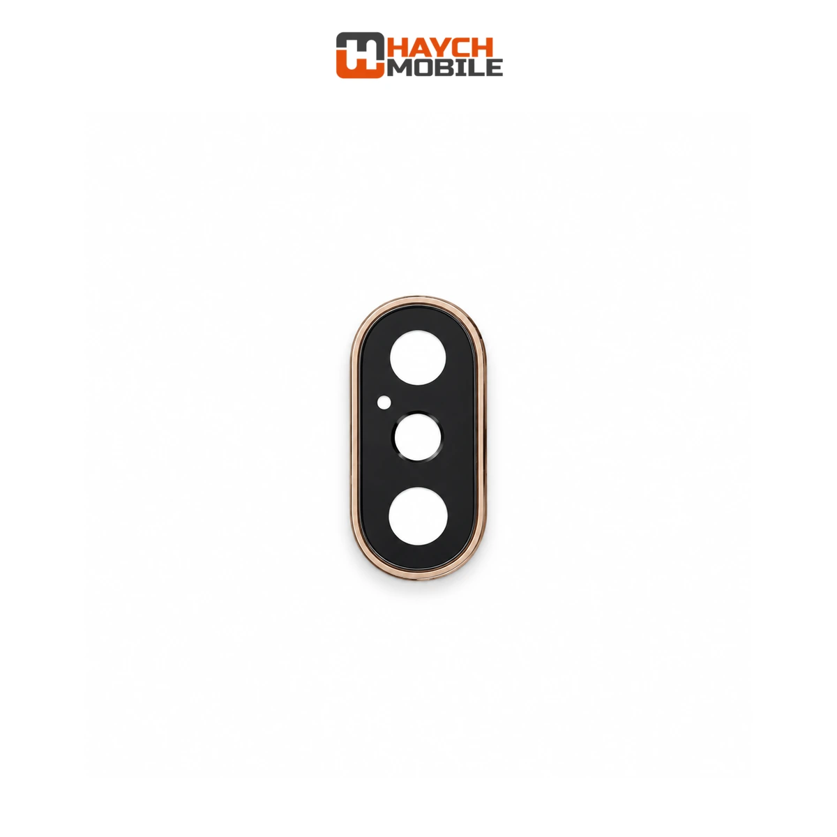 iPhone XS / iPhone XS Max Compatible Camera Lens with Bracket Ring [Gold]