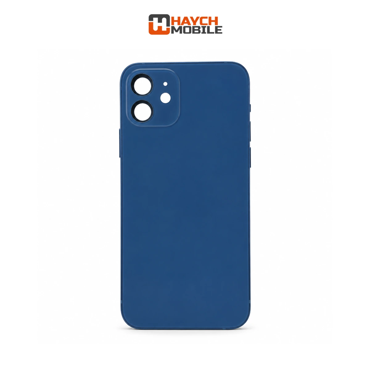iPhone 12 Compatible Back Housing with Small Parts [Blue] Rear Housing