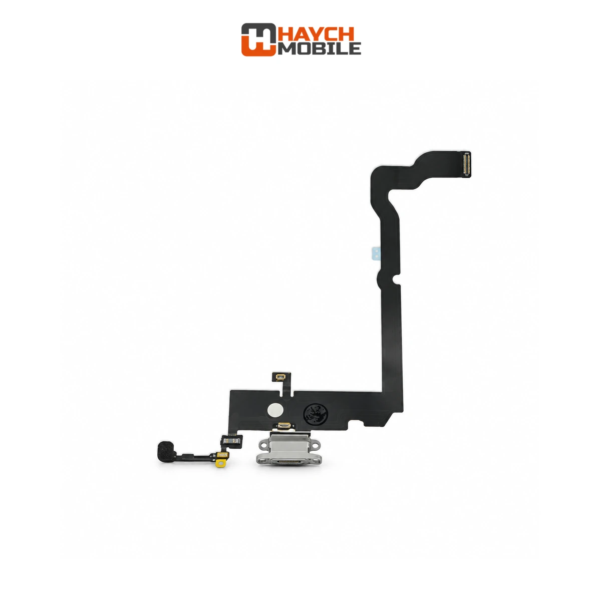 iPhone XS Max Compatible Charging Port Flex Cable [Silver]
