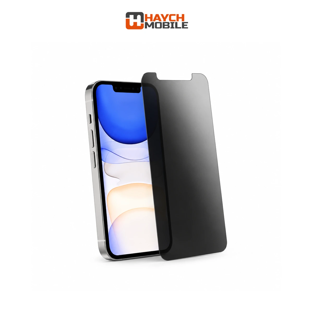 iShield Shatterproof Hybrid Glass Screen Protector, iPhone 13 Mini [Privacy]