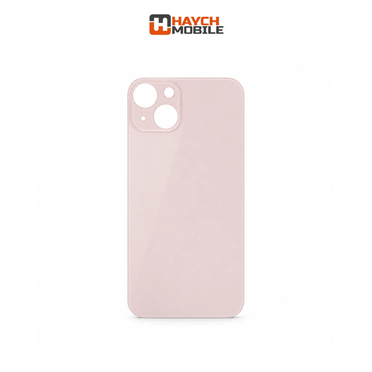 iPhone 13 Compatible Back Cover Glass with Big Camera Hole [Pink]