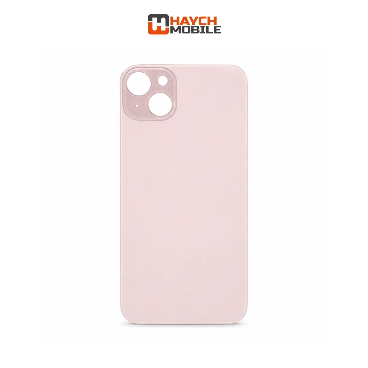 iPhone 15 Plus Compatible Back Cover Glass with Big Camera [Pink]