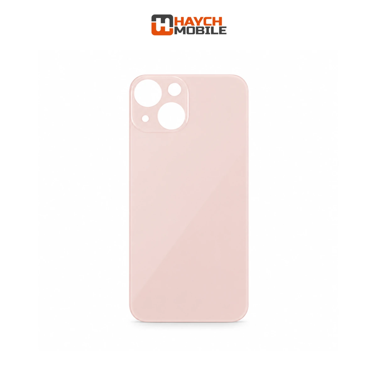 iPhone 13 Mini Compatible Back Cover Glass with Big Camera Hole [Pink]