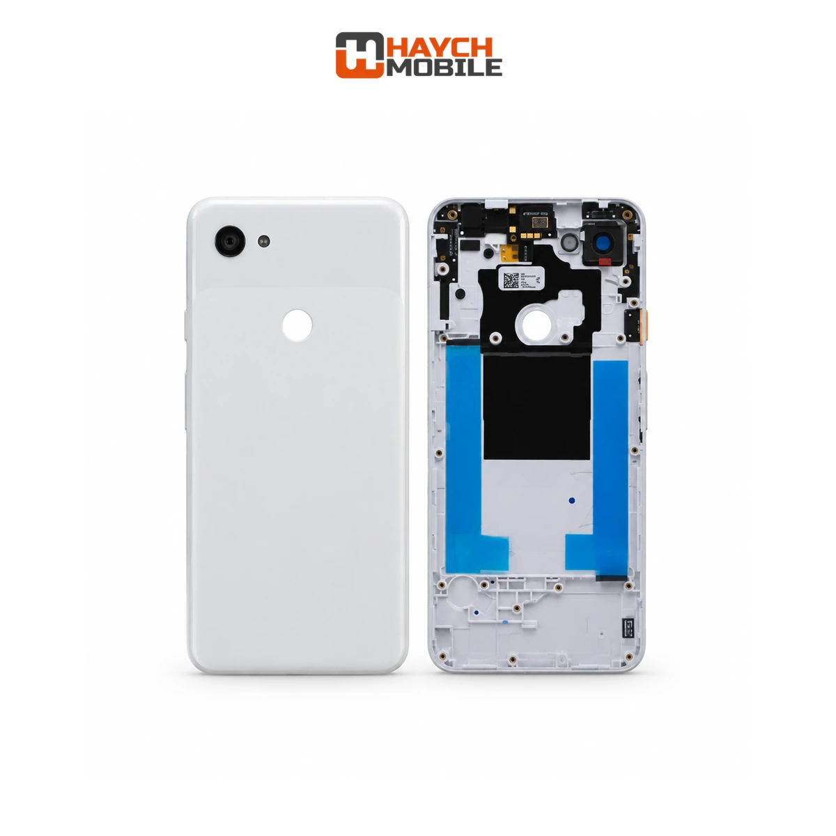 Google Pixel 3A Compatible Back Housing [White] Rear Housing