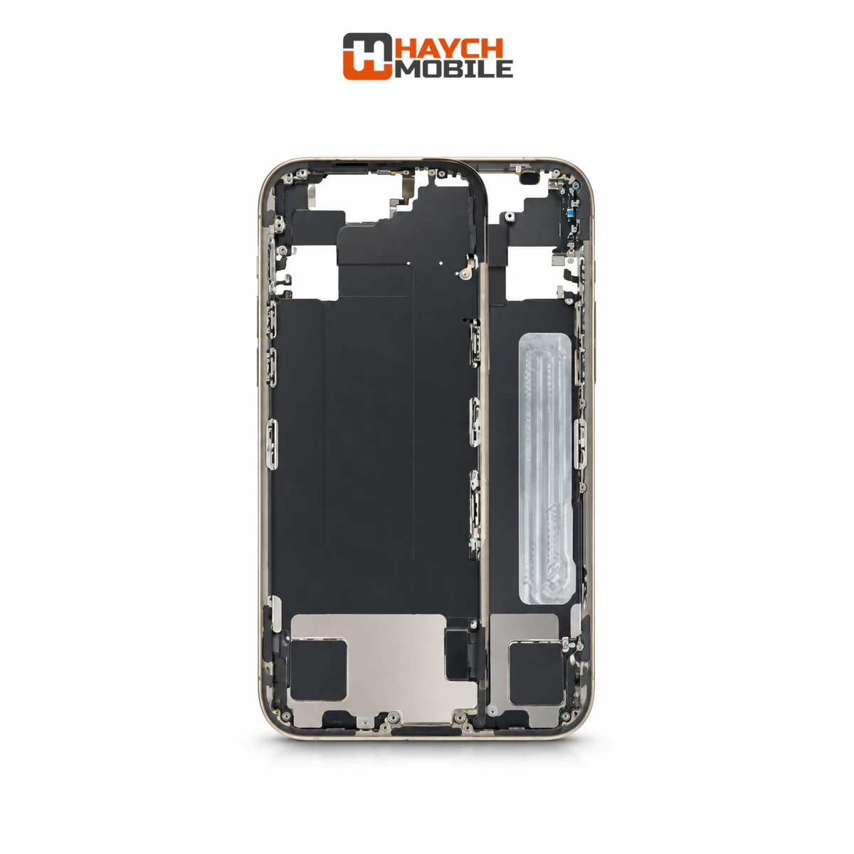 iPhone 17 Air Compatible Back Housing With Small Parts [Service Pack] [Light Gold] ZP923-13560 Rear Housing