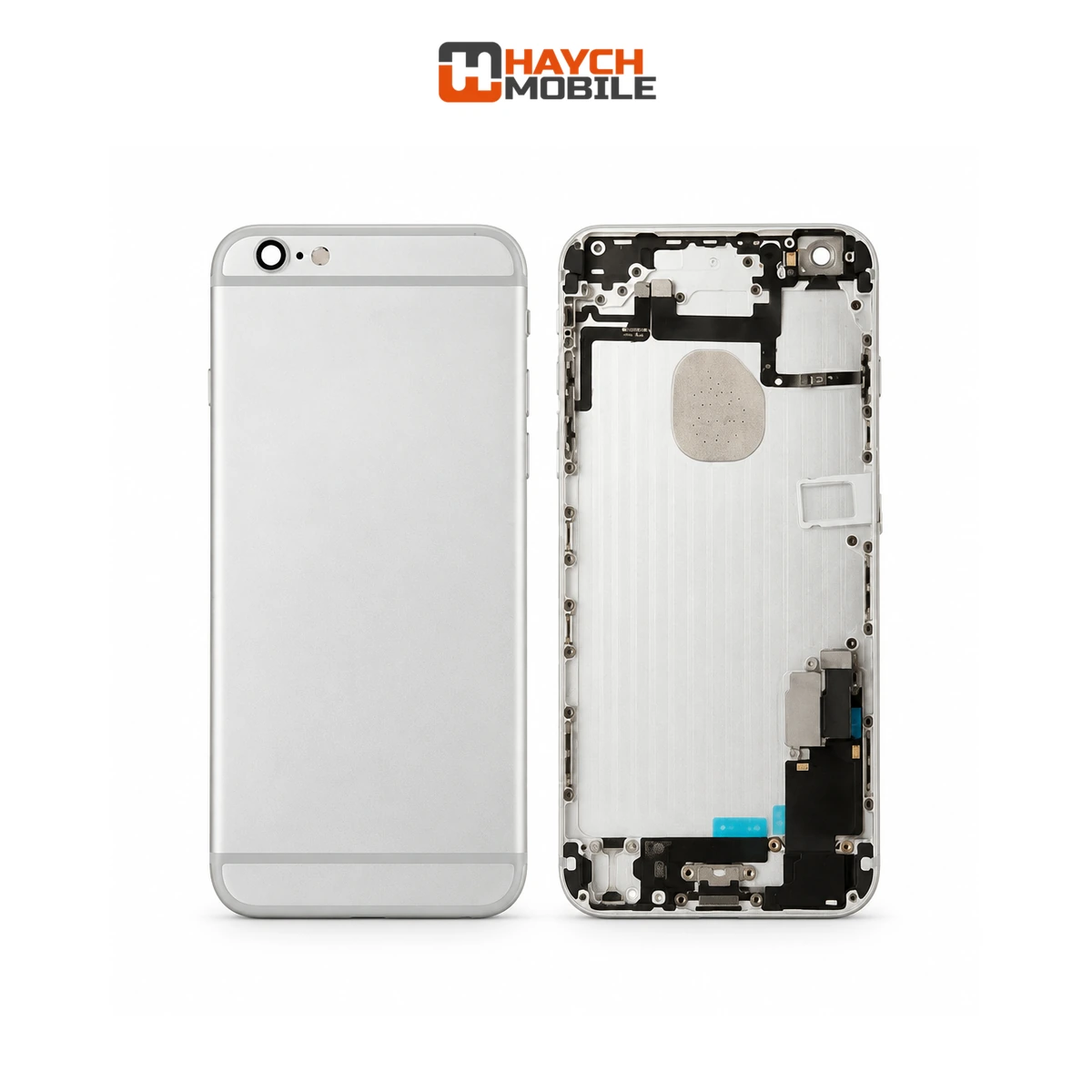 iPhone 6S Compatible Back Cover Full Assembly [Silver] Rear Housing