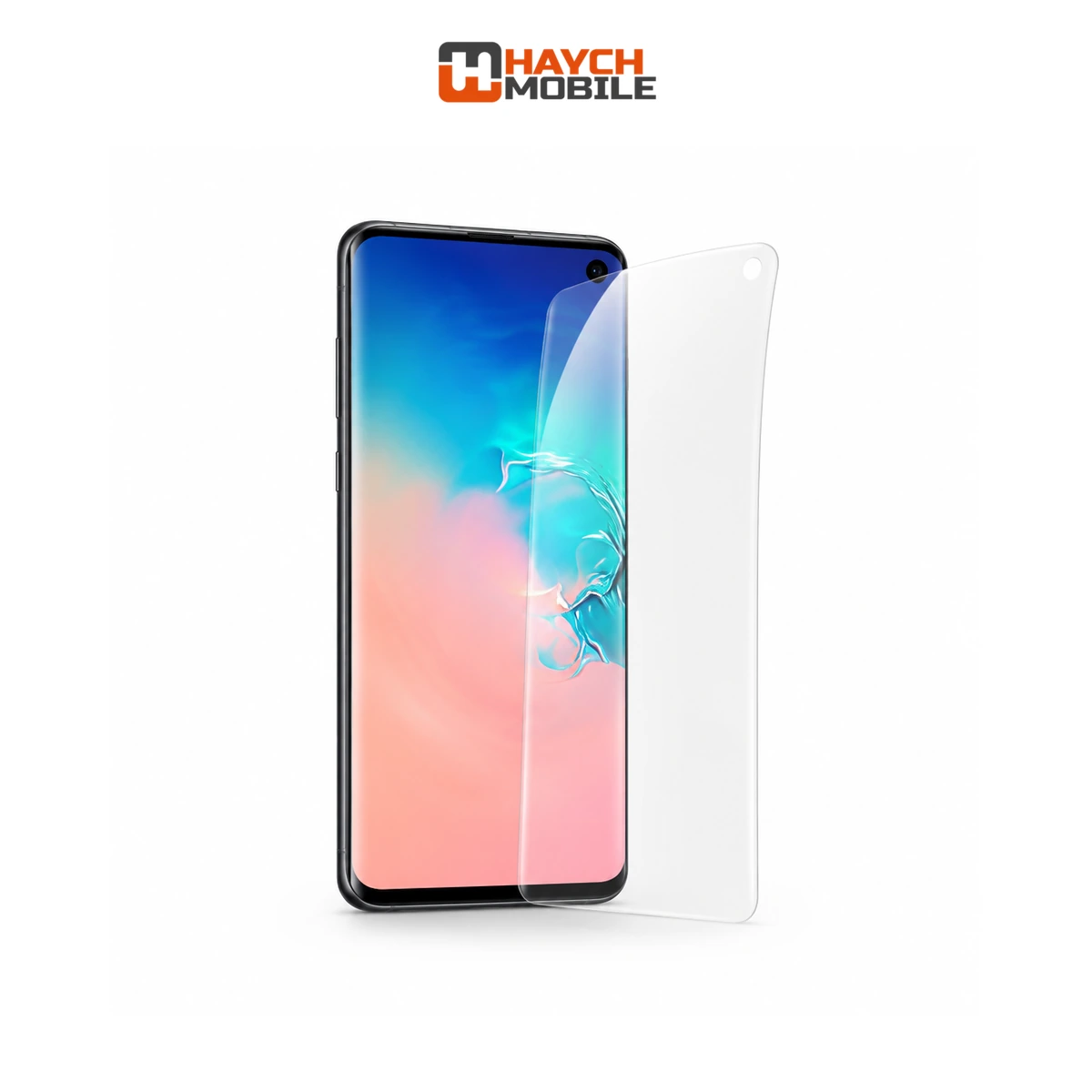 X.One [Clear] Hybrid Polymer Borderless Impact Screen Protector, Samsung s10