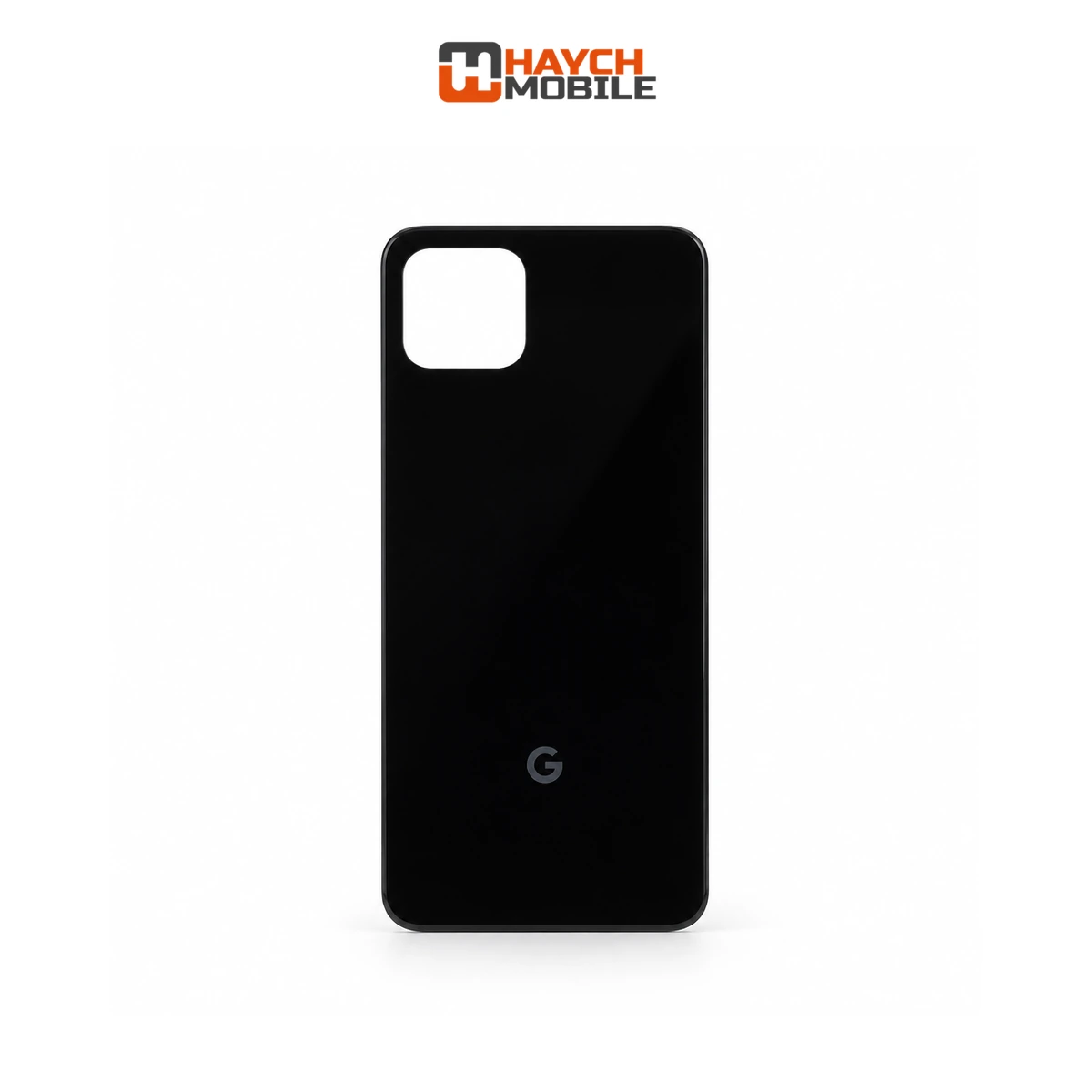 Google Pixel 4 Compatible Back Glass Cover no lens [Black]
