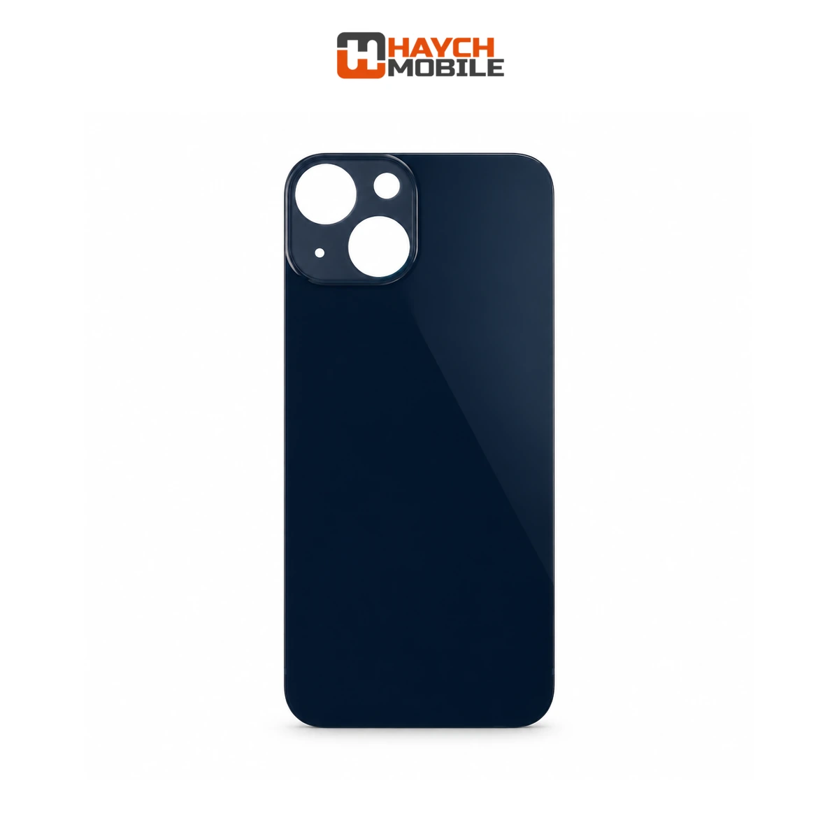 iPhone 13 Mini Compatible Back Cover Glass with Big Camera Hole [Midnight]