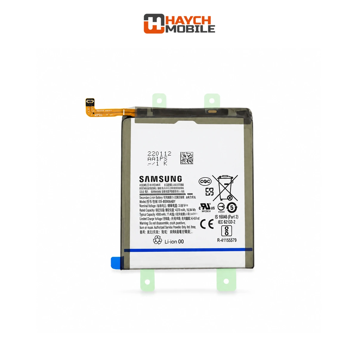 Samsung Galaxy S22 Plus (S906) Internal Battery [Service Pack] GH82-27502A EB-BS906ABY
