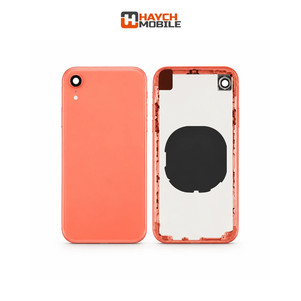 iPhone XR Compatible Back Housing [No Small Parts] [Coral] Rear Housing