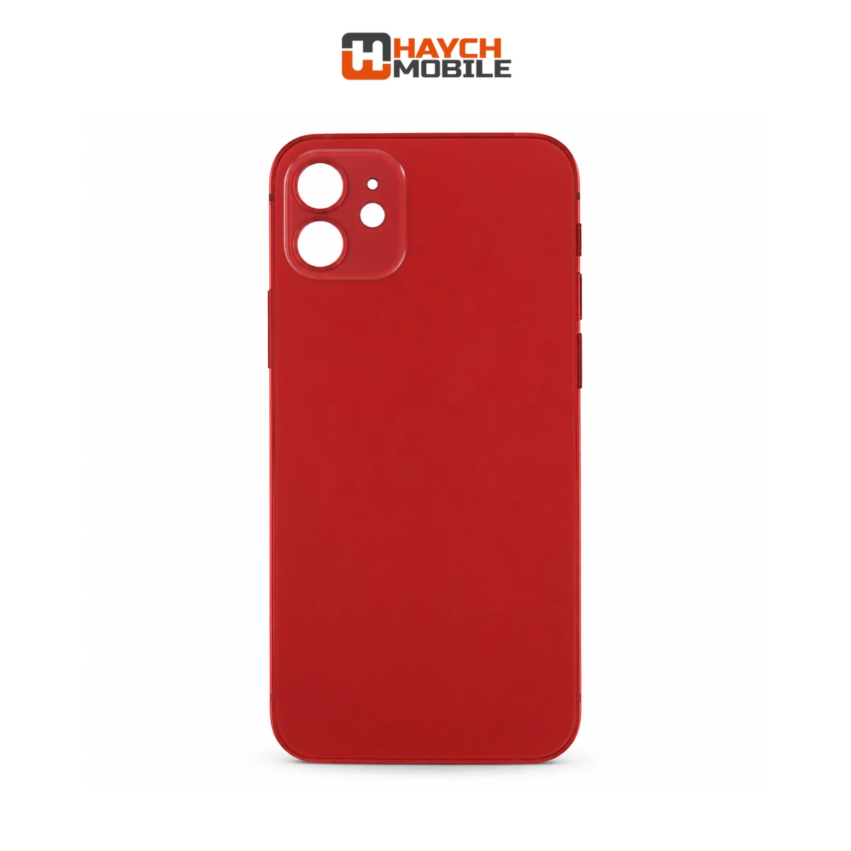 iPhone 12 Compatible Back Housing with Small Parts [Red] Rear Housing