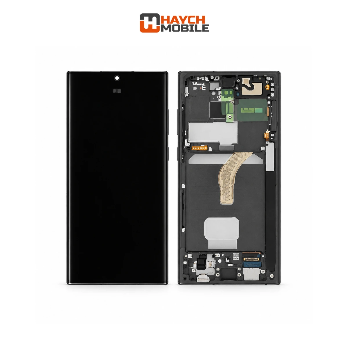 Samsung Galaxy S22 Ultra (S908) LCD Touch Digitizer Screen [Secondhand Original] [Black]
